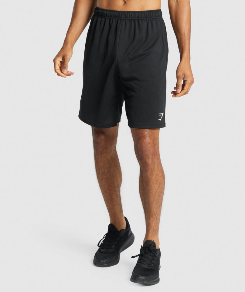 Men\'s Gymshark Arrival Knitted Shorts Black | NZ 1CZKJI